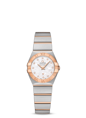 Omega Constellation Quartz 24 Stainless Steel / Red Gold / Wavy MOP